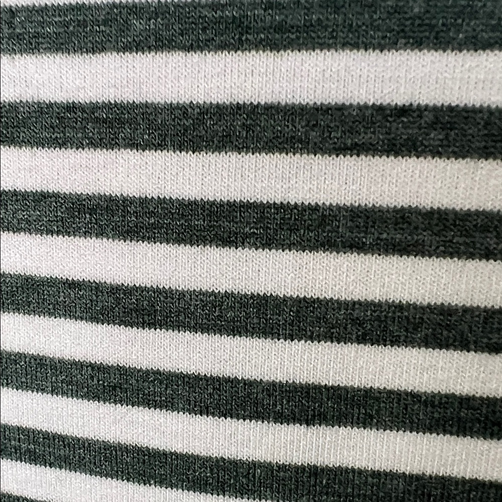 Merokeety Medium Striped Olive and Cream Dress NWT - Picture 3 of 3